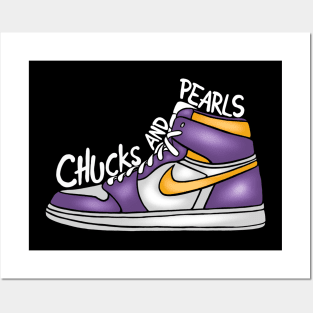 chucks and pearls Posters and Art
